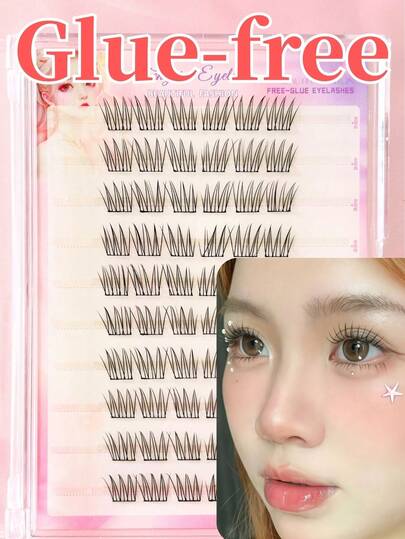 60 cặp mi giả dán kiểu Hàn Quốc, uốn cong chữ C, độ dài hỗn hợp 8-10mm, dễ dàng tạo kiểu trang điểm thần tượng K-Pop. Thiết kế tự dính, tự dán, tiết kiệm thời gian trang điểm, phù hợp cho người mới bắt đầu. Mi mềm mại và bền, có thể tái sử dụng, hoàn hảo cho sử dụng hàng ngày, dự tiệc và chụp ảnh. Ý tưởng quà tặng tuyệt vời cho bạn bè và người yêu.