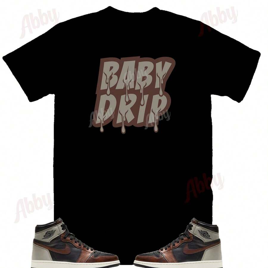 Camiseta con estampado de zapatilla Airs Jordans Retro 1 Patina, camiseta con estampado de zapatilla Patina 1, camiseta gris cool con estampado de zapatilla Patina 1, camiseta Retro 1 - forma - Ver 1