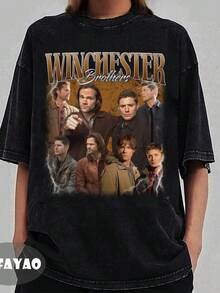 Dam-T-shirts - Svart - Visa 7