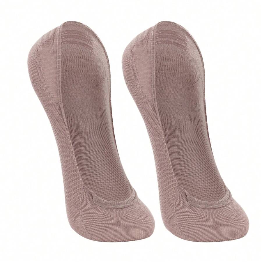 Kit Of 2 Lupo Basic Seamless Slipper Socks With Silicone 03287-088 - Nude - 查看 1