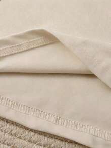 CHICLY19 Graphic Tees Retirement Print T-Shirt, Women's Casual Short Sleeve Crew Neck T-Shirt, Funny Retirement Slogan Print, Loose Fit 100% Cotton Summer T-Shirts For Women, Perfect For Retirement Gift, Retirement Party, Daily Wear, Vacation, Summer Cotton T-Shirts. - 杏色 - 查看 5