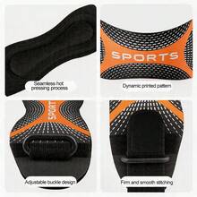 AA MASEDA 2pcs Adjustable Patella Support Strap, Knee Stabilizer Brace, Suitable For Men And Women Sports, Fitness, Hiking, Running, One Size Fits Most - Multicolor - View 8