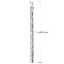 1pc Baseball Cap Holder Rack, Unisex With Hook Clip, Suitable For Wardrobe And Cabinet Doors, Wall Mounted Hat Rack, Ideal For Baseball Cap Enthusiasts To Store And Display Hats. - Grey - View 10