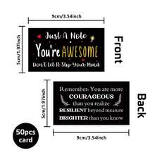 50pcs Inspirational Encouragement Cards - "You Are More Courageous Than You Realize" - Double-Sided Mini Thank You Cards For Healthcare Professionals, Doctors, Nurses, Friends And Family - A - View 2
