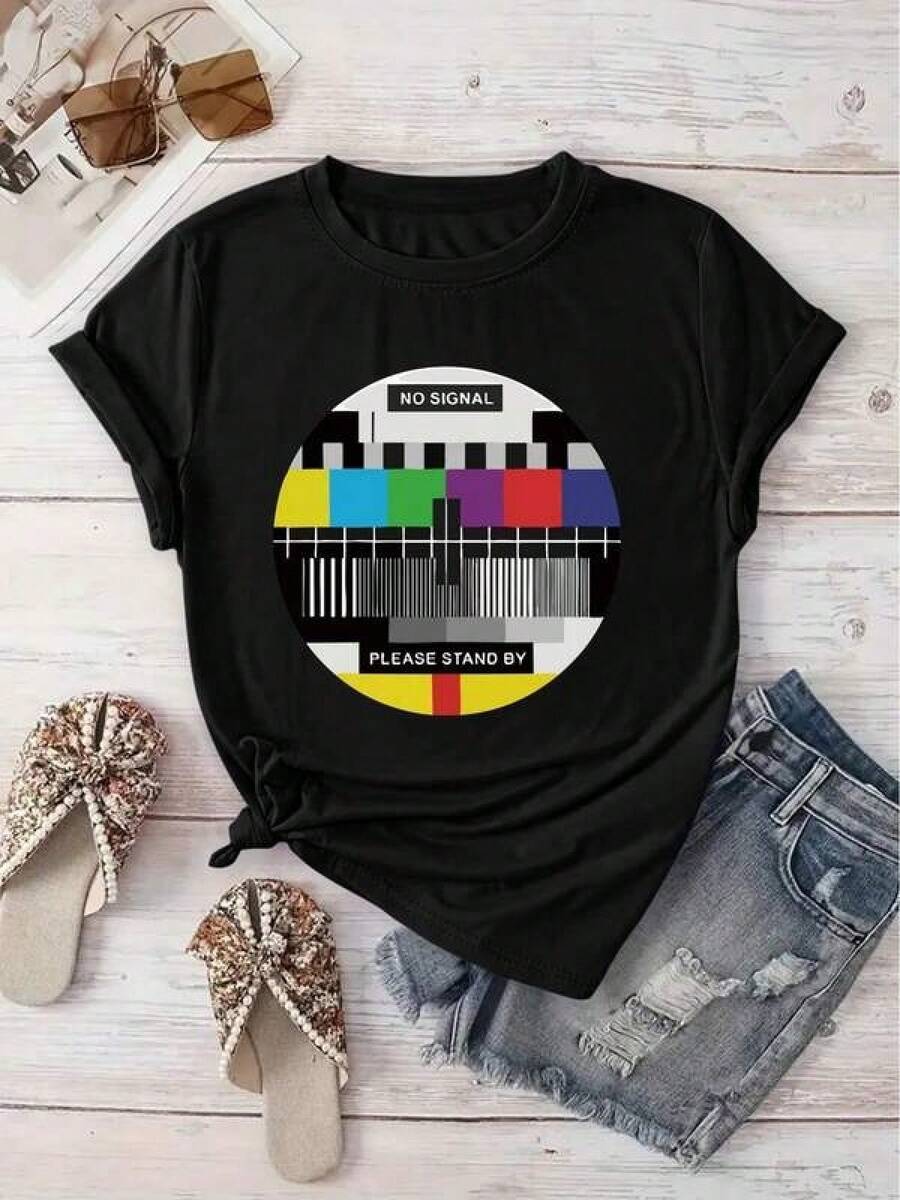 Women T-Shirts - Black - View 1