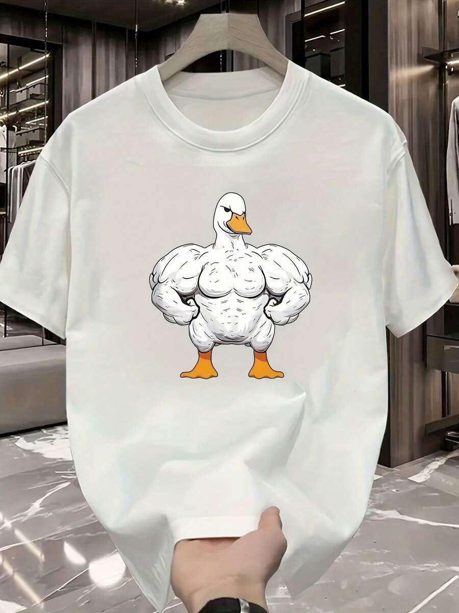 playeras de hombre ropa de hombre camiseta de moda con estampado para hombre nacional envio - Blanco - Ver 1