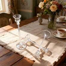 1件/3件裝 壓克力蠟燭台 餐桌蠟燭杯 婚禮裝飾品 燭光晚餐時尚壓克力蠟燭杯（不含蠟燭） - 亞克力氣泡燭台 - 查看 2