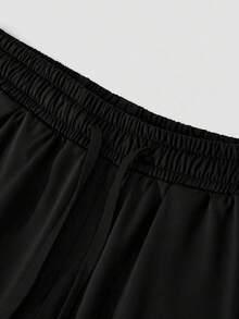 1 pieza de conjunto de dos piezas para mujer con estampado de mariposa Motherhood, ropa de verano para mujer, casual, transpirable, ligera, para uso diario, 180g, 100% algodón. - Negro - Ver 7