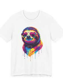 Another Pop Art T1S1Hirt - 白色 - 查看 1