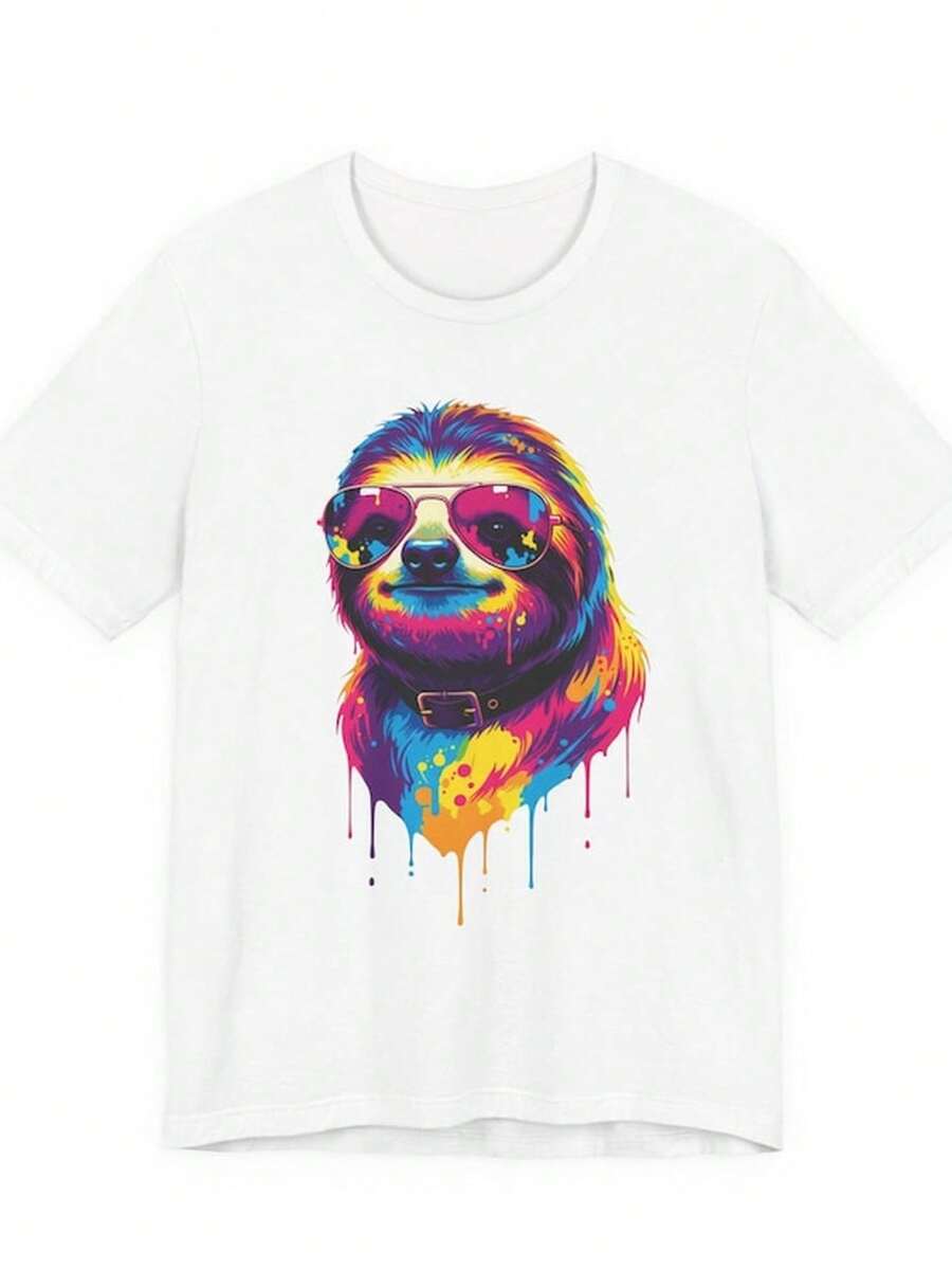 Another Pop Art T1S1Hirt - 白色 - 查看 1