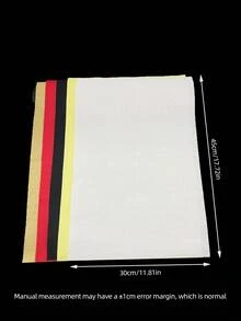 Medium Grid Cross Stitch Fabric, 30*45cm, Black / Brown / Red / White / Yellow Multicolor Options. Suitable For Handicraft Enthusiasts And Embroidery Beginners, Used For Cross Stitch DIY, Handmade Gift Making, Indoor Decoration, Common Embroidery Craft Material - Medium-sized Woven Fabric 30*45cm - View 8
