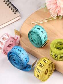 1/3/5pcs Modern Sewing Tape Measure, Multi-Color Optional Precise Measuring Tool, Suitable For Clothing Cutting, Fitness Measurement, DIY Handicraft And Other Scenarios(Random Color) - Multicolor - View 2