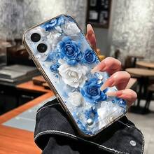 Floral & Butterfly Jewelry Design Phone Case Compatible With IPhone 17, 16, 15, 14, 13, 12, 11 Pro Max, X, XS, XR, XS Max, 7, 8, 6, 6S Plus, 16E, Cartoon Transparent Anti-Fall Full Coverage TPU Phone Case, Minimalist Fashion Shock-Proof Soft Shell Protective Cover - Clear - View 1