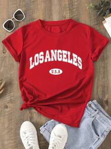 Dam-T-shirts - Svart - Visa 10