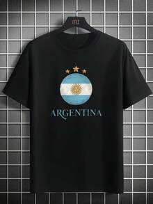 Men T-Shirts - 黑色 - 查看 6