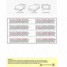 四件套床上用品，ins风甜美粉白格子花卉图案被套套装，透气柔软舒适，亲肤材质，饰以粉色蝴蝶结和爱心图案，浪漫清新少女风床上用品套装，四季皆宜，可机洗（1个被套+1个床单+2个枕套，不含被芯） - 蕾絲少女 - 查看 3