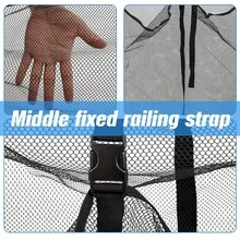 1pc Swimming Pool Hanging Storage Bag, Outdoor Pool Fence Hanging Bag, Large Capacity Swim Ring Storage Bag, Inflatable Toy Storage Bag, Outdoor Inflatable Pool Essential, Beach Holiday Family Gathering Essential, Inflatable Pool Floating Items Portable Storage, Swimming Pool Toys & Swim Rings Storage - Multicolor - View 7