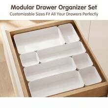 Multifunctional Cosmetics Stationery Sticky Notes Documents Organizer Storage Box, Home Office School Desktop Compartment Container For Jewelry Accessories Art Supplies Desk Organization Decor - Multicolor - View 6