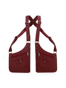 1 chiếc túi đeo ngực/túi dưới cánh tay đa năng kiểu chiến thuật, ba lô/áo vest thời trang unisex, phù hợp cho đạp xe, chạy bộ, du lịch. - A - Xem 13