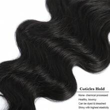 BINF 8-24Inch Clip In Human Hair Extensions Body Wave Real Human Hair Clip In Hair Extensions For Women 8pcs 120g Clip Ins Double Weft Human Hair Extensions - Natural Black - 查看 4