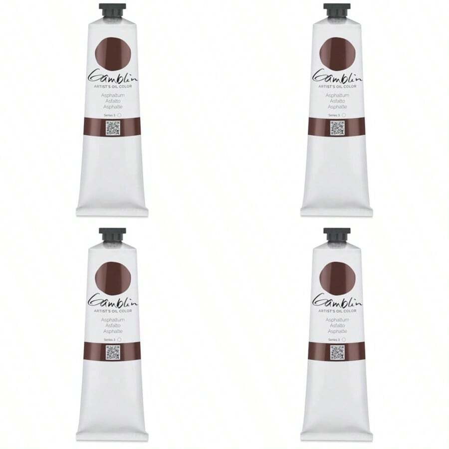 Gamblin 5.07 oz. Artists' Grade Oil Color-Color: Asphaltum - asfalto - Ver 1