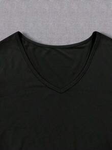 Camiseta de manga corta con cuello redondo y estampado de alas de estilo gótico Y2K para mujer , adecuada para fiestas, reuniones, regalos navideños, estilo para todas las estaciones. - Blanco - Ver 2