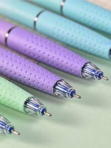速干顺滑蓝色笔芯 0.7mm 中号油性笔 学生文具 多巴胺练习笔 按压式圆珠笔 按压式油性圆珠笔 外贸英文礼品笔 广告笔 学生书写圆珠笔 - 套裝 - 查看 8