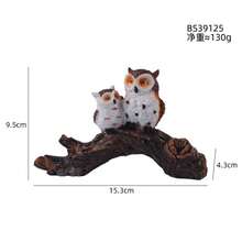 Mother & Child Animal Sculpture, Creative Resin Statue, Yard & Garden Decor - A - View 8