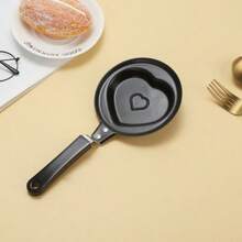 Cartoon Style Frying Pan, Mini Frying Pan, Heart-Shaped Frying Pan, Creative Breakfast, Non-Stick Iron Breakfast Pan, Flat Bottom Frying Pan - View 11