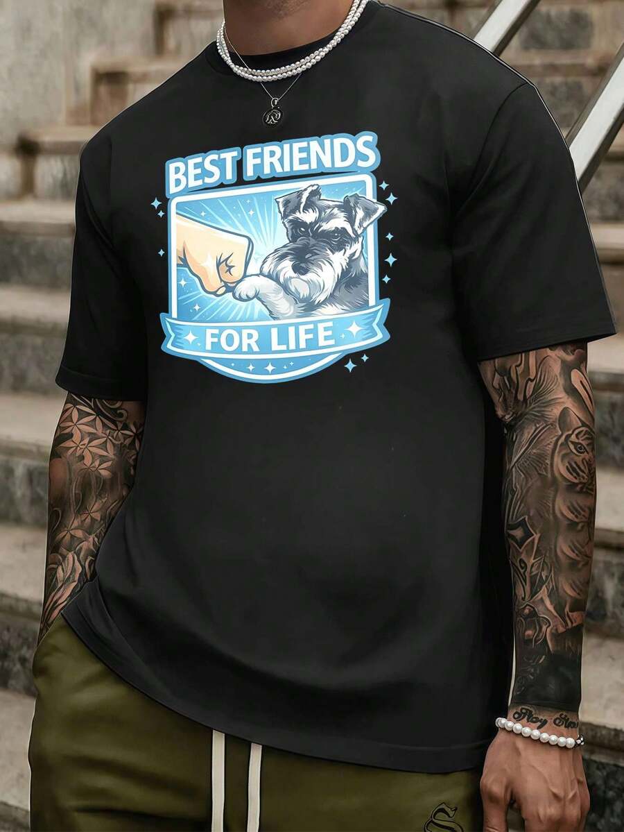 Men T-Shirts - Black - View 1