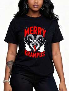 Camiseta de hongos con estilo Goblincore estético y Cottagecore oscuro (2) Top cómodo y versátil de manga corta. - Negro 2 - Ver 1