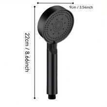 1pc 5-Mode High Pressure Shower Head, Handheld Water-Saving Strong Spray Showerhead With Rain/Pulse Spray Modes, Easy Installation - A - View 9