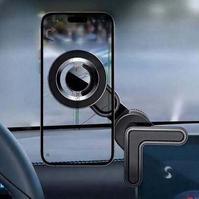 1pc High-Quality Magnetic Car Phone Holder, Extendable & Stable, Easy To Install For All Phones