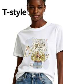 Women T-Shirts - White - View 3