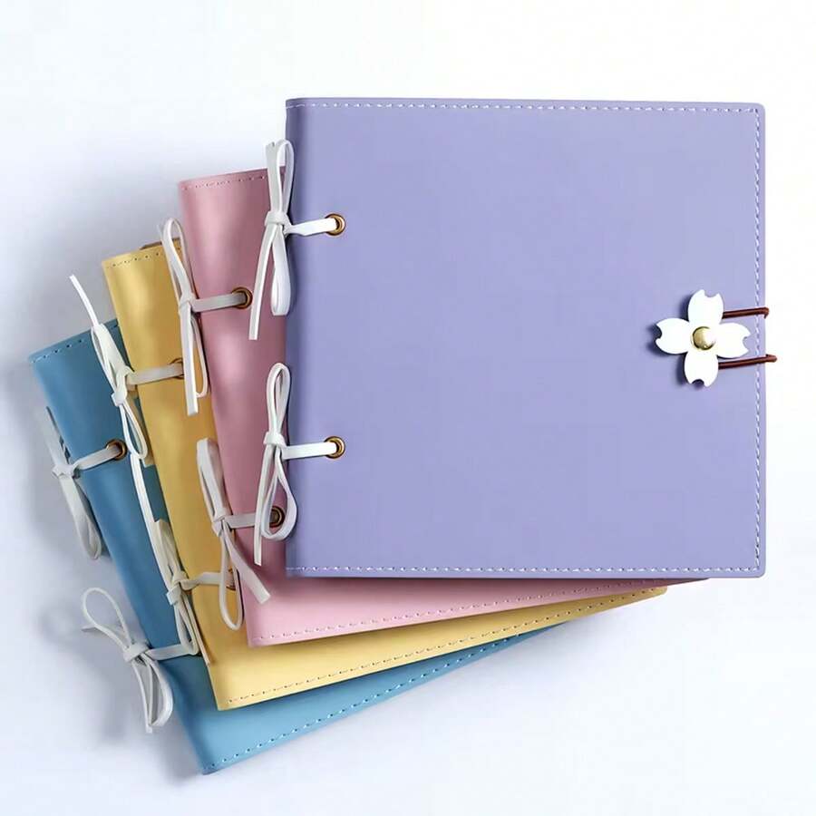 Álbum de fotos de boda de 6x6 pulgadas, 240 páginas, páginas en blanco gruesas, álbum de fotos personalizado, regalo para novia, novio, familia | Regalo hecho a mano creativo con sentido ceremonial - A - Ver 1
