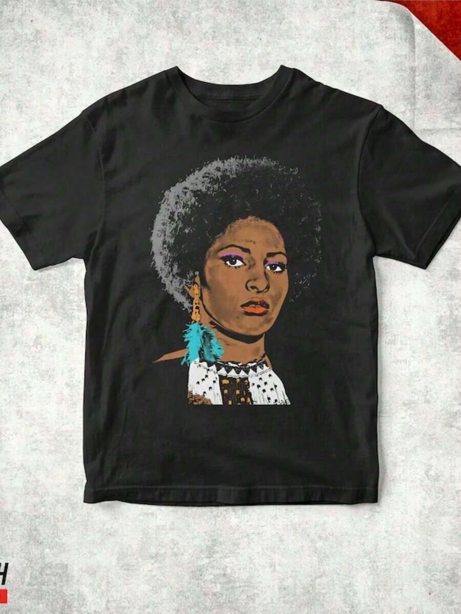 1 The Wiz Vintage Retro T-Shirt From The 70s, Unisex, 180 G, 100% Cotton - 黑色 6 - 查看 1