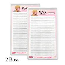 Waloshow 384pcs/16 Rows Wispy Fake Eyelashes, Segmented Natural Lower Lashes, Cartoon Style Lower Lashes, Japanese Anime Spiky Lower Lashes, Makeup Eyelash Tools, Eyelash Clusters, Individual Lashes, False Eyelashes - B - View 8