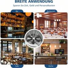 Einbau-Glasspüler Aus Edelstahl in Pistolengrau – Automatischer Becher- Und Flaschenreiniger Für Die Küchenspüle, Ideal Für Gläser Und Tassen, Schnelle Und Hygienische Spülung, Passend Für Küche, Bar Und Hausbar, Perfekt Für Bierliebhaber, Barkeeper, Familien Mit Kleinkindern Und Alle, Die Sauberes Trinkgeschirr in Sekunden Wünschen. - A - Übersicht 6