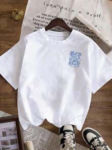 Dam-T-shirts - Weiss - Visa 7