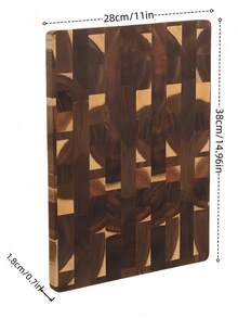 Talenan Kayu Rosewood Berkualitas Tinggi - Talenan Persegi Panjang Kayu Solid untuk Dapur, Cocok untuk Daging, Keju, Roti | Permukaan dengan Tekstur Serat Alami | Talenan Bergaya untuk Penggunaan di Rumah dan Profesional, Talenan Serbaguna | Desain Kayu Alami | Permukaan Halus, Cocok untuk Tahun Baru Imlek, Paskah - View 10