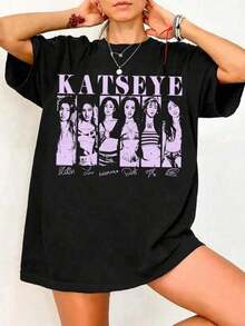 1 Vintage T-Shirt Featuring Teena Marie's "It Must Be Magic" Album Cover - 80s R&B Music Merchandise With Teena Marie Portrait And Song Titles, Retro Soft Texture Print T-Shirt, Unisex Short Sleeve Crew Neck T-Shirt For Men And Women, Comfortable Casual Wear For Adult Fans, 180g 100% Cotton, Designs Are Printed. Unisex. - 黑色 4 - 查看 1