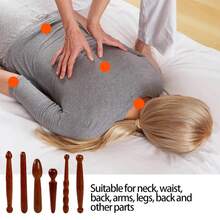 1PCS Wooden Reflexology Sticks Foot Hand Massage Wooden Stick Tools Thai Face Neck Back Waist Massager Trigger Points - 1 - View 11