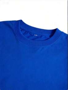 |   1 Playera para Mujer 100% Algodón Transpirable | Camiseta gráfica de sandía amarilla brillante para mujeres - Casual de manga corta y cuello redondo, lavable a máquina, perfecta para vacaciones de primavera/verano y diversión al aire libre - Ideal para el verano-Vintage Street Style Unisexoose Cotton Short Sleeve Crew Neck T-Shirt - Azul - Ver 3