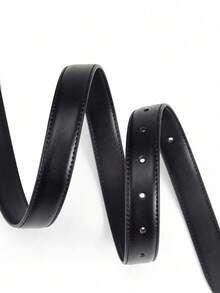 1/2pcs Niche Korean Style Versatile Decorative Belt, Fashion Snug Fit PU Leather Belt, Matches Jeans And Girl's Pants, Suitable For Teenagers And Adults, A Versatile Accessory To Enhance Outfit Personalized - Multicolor - View 4