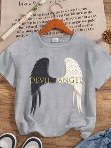Dam-T-shirts - Vitt - Visa 8