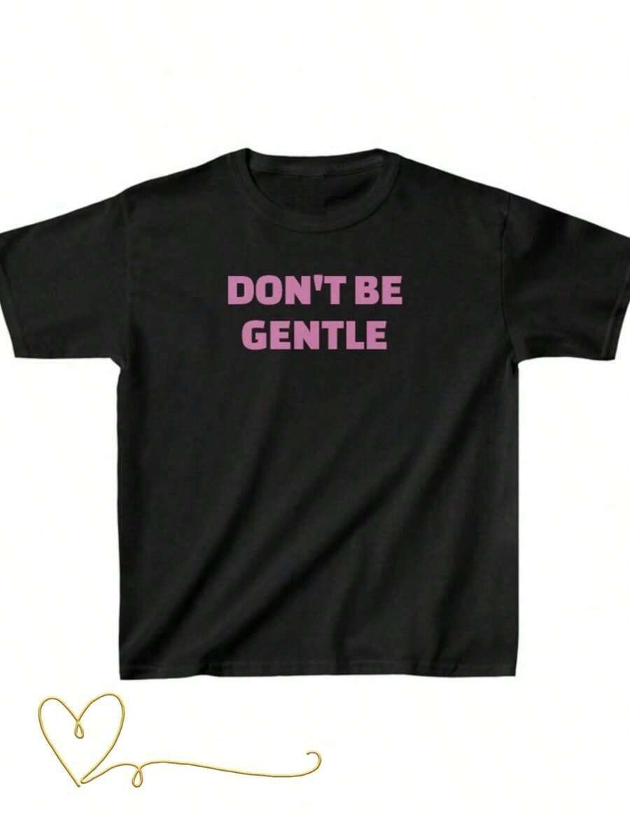 Top corto Hot Girls Love Riddim - Camiseta estilo Y2K - Negro - Ver 1