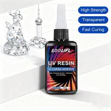 Keo UV, Keo nhựa Epoxy, Keo pha lê khô nhanh trong suốt cao, Keo nhựa DIY thủ công, Keo cứng chống ố vàng, Keo nhỏ giọt bọc trang sức, Keo đóng rắn UV, Màng co nhiệt bọc hoa khô, Keo quạt nước, Keo tưới mô hình, Mẫu nhựa DIY, Keo dán thủy tinh, Keo dán thủy tinh, kim loại, keo acrylic, Dùng cho đồ thủ công DIY, Người đam mê DIY. - Keo UV - Xem 5