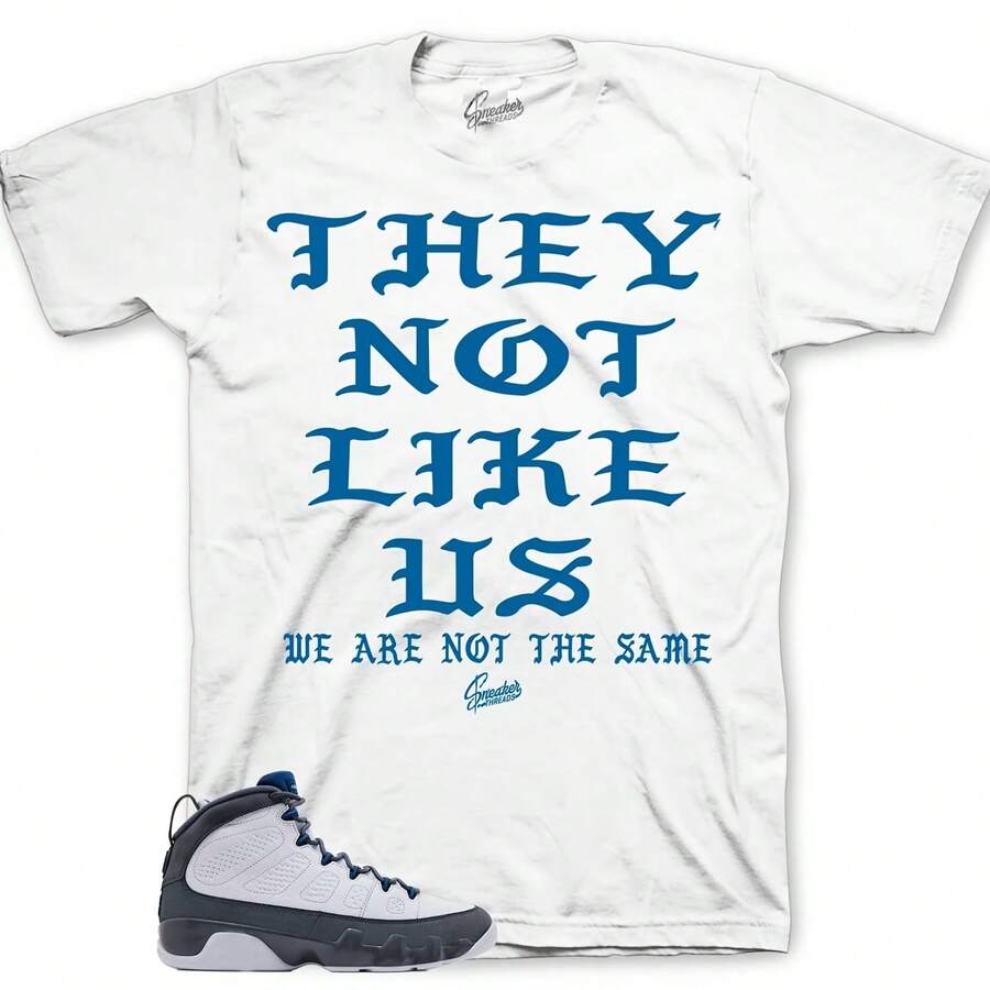Camisetas a juego con la camiseta Retro 9 Flint Grey - Not Us Sneaker - forma - Ver 1