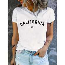 Dam-T-shirts - Vitt - Visa 10