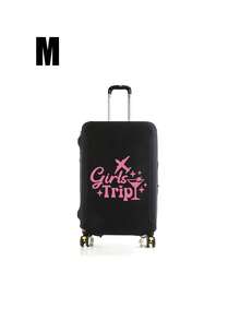 1件装行李保护套，印有“Girls Trip”（女孩之旅）字样和飞机等旅行主题图案，耐用通用，适用于18-32英寸行李箱，防尘防刮，带弹性包边，适用于飞行、度假、蜜月、机场、邮轮、商务旅行、旅游、假日等场合，是返校季必备旅行配件，适合大多数拉杆箱、手提箱、旅行包。 - 彩色 - 查看 13